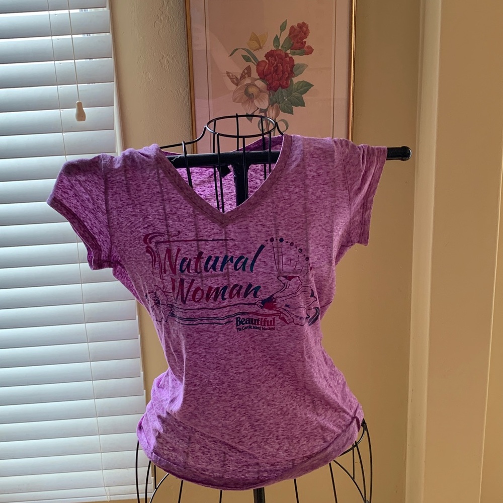 Purple Carole King Musical Graphic Tee